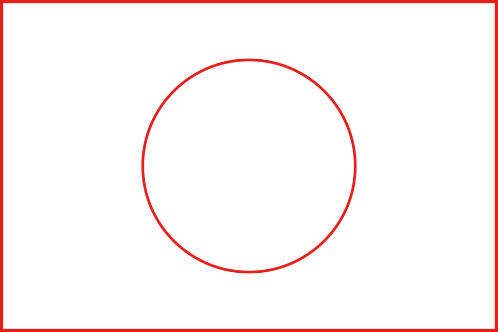 日の丸構図